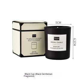 Indoor Aromatherapy Long-lasting Handmade Candle (Option: 140g-Black Gentleman Fragrance)